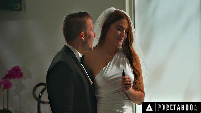 Гизель Бланко страстно заводит мужа перед свидетелями свадьбы и соблазняет его публично, пока Кодей Стил наблюдает за их жаркой игрой.
