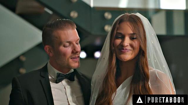Гизель Бланко страстно заводит мужа перед свидетелями свадьбы и соблазняет его публично, пока Кодей Стил наблюдает за их жаркой игрой.