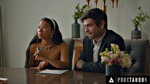 Гизель Бланко страстно заводит мужа перед свидетелями свадьбы и соблазняет его публично, пока Кодей Стил наблюдает за их жаркой игрой.