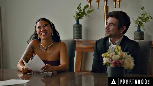 PURE TABOO Lustful Bride Gizelle Blanco Shamelessly Teases Her Husband In Front Of Wedding Witnesses