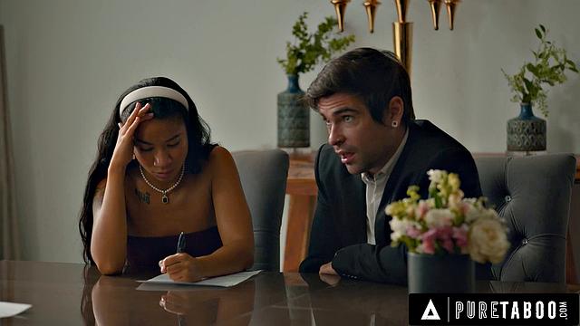 Гизель Бланко страстно заводит мужа перед свидетелями свадьбы и соблазняет его публично, пока Кодей Стил наблюдает за их жаркой игрой.