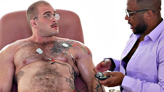 Hairy straight fooled by black MD