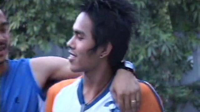 Asian enjoys rimjob before anal fucked by twink