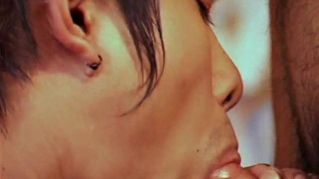 Asian enjoys rimjob before anal fucked by twink