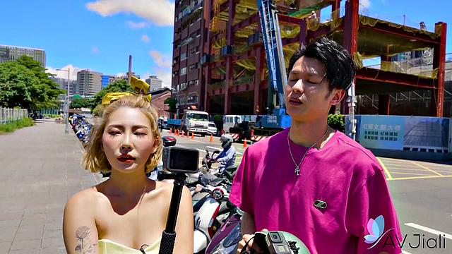 Stacy goes on a first date and they get hotel room to fuck