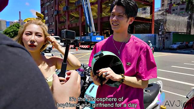 Stacy goes on a first date and they get hotel room to fuck