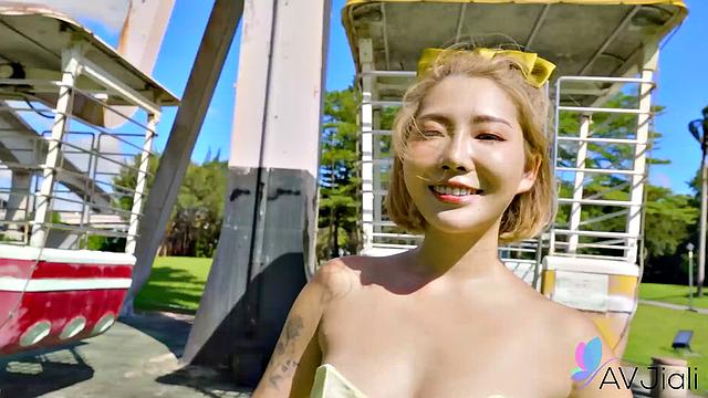 Stacy goes on a first date and they get hotel room to fuck