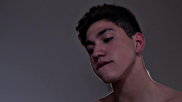 Latino hunk gets barebacked and deepthroats his way to a hot fuck on the sofa