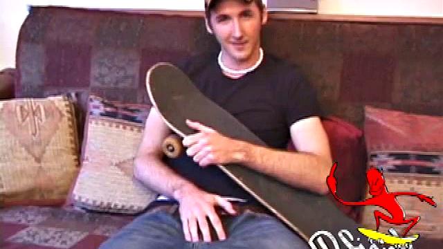 This smoking hot skater boy gets right down to business. Tall and lean, with a well-defined yet boyish body, Michael Whitewood shows off every inch of himself.