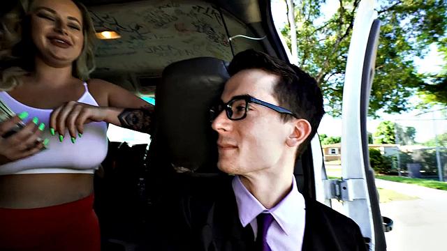 Tricked college twink gets jizzed on hairy ass by gay