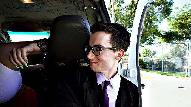 Tricked college twink gets jizzed on hairy ass by gay