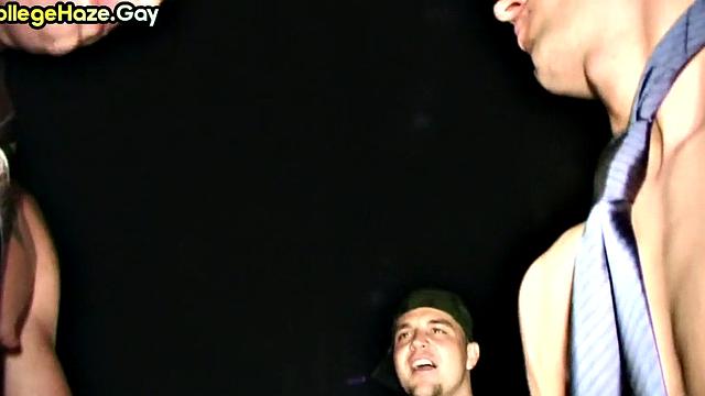 amateur stud sucks gay cock in car for frat entrance