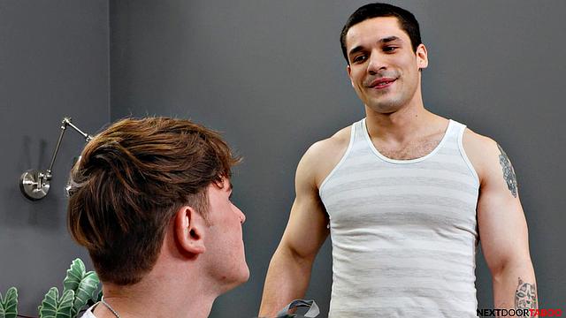 New Stepbro Rails Hairy Stud & Jock-  NextDoorTaboo - FULL SCENE