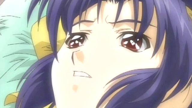 страстная аниме-красотка ловит горячий кремпай и заводится ещё сильнее