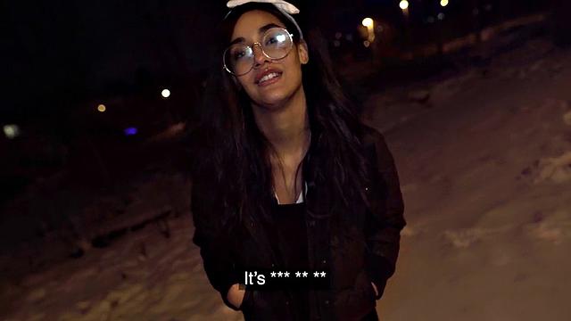 Naive babe riding stranger in POV