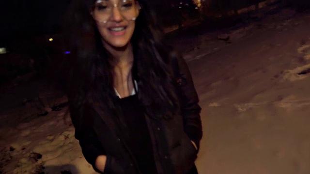 Naive babe riding stranger in POV