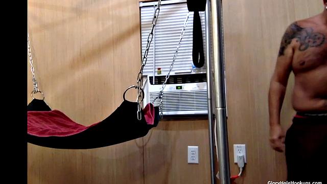 Hot Suck and Sling Bareback Fuck