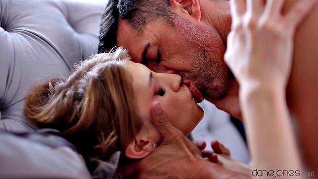 Blonde fucks her big dick renter