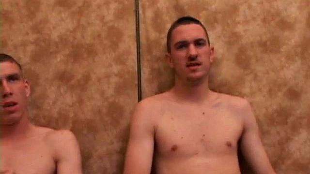 Side-by-side Casper Cox and Richard Azina are stroking to straight porn. Once hard, the curious boys decide to exchange blowjobs. These boys seem to enjoy sucking dick.