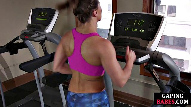 Stunning tied lez analfisted by femdom