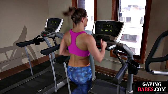 Stunning tied lez analfisted by femdom