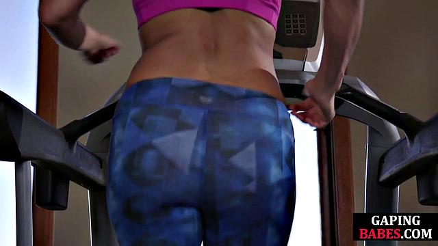 Stunning tied lez analfisted by femdom