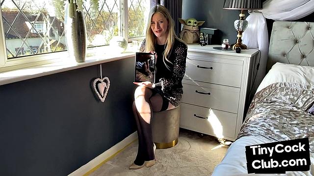 SPH CFNM teacher jerks smallcock guy in her classroom