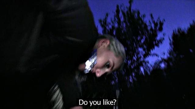 Slim Blonde Ditches Boyfriend To Suck Stranger's Dick