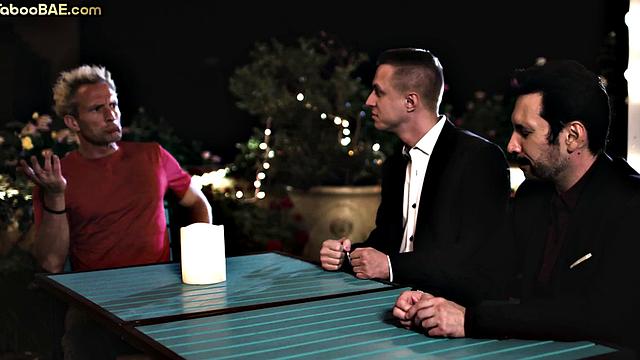 Taboo bae gets analsmashed while gagging on cock in threesome