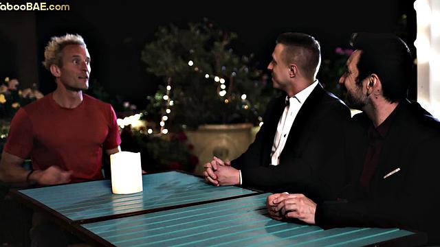 Taboo bae gets analsmashed while gagging on cock in threesome