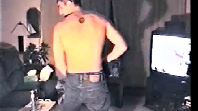 Catching Zack Stroking