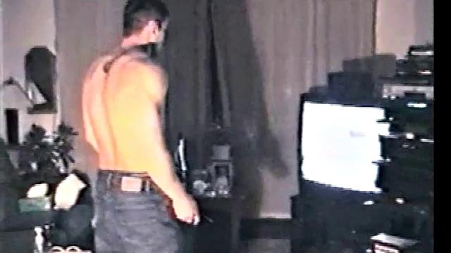 Catching Zack Stroking