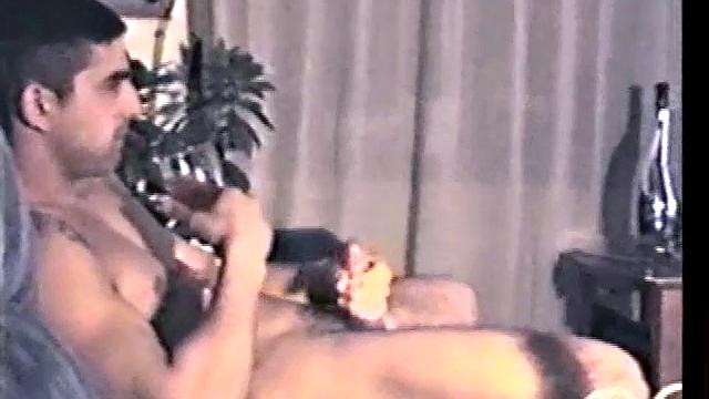 Catching Zack Stroking