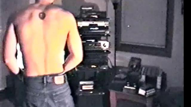 Catching Zack Stroking