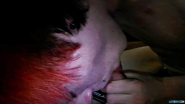 Lewis strokes Sean until he cums