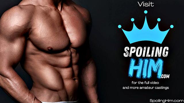 Athletic cockriding hard at casting