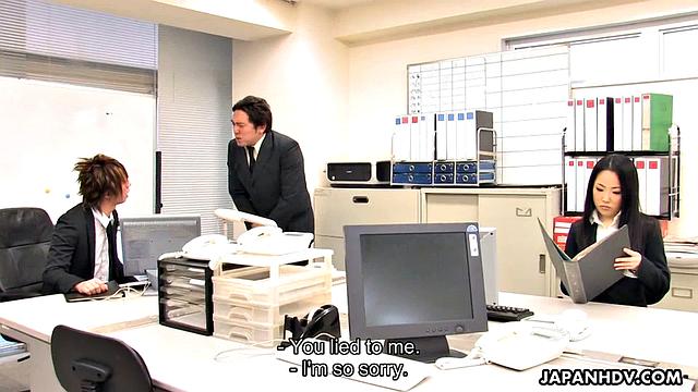 Hot Ai Mizushima pleases her horny boss