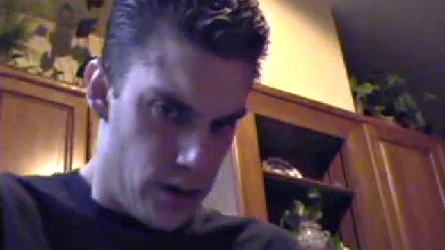 Ric brings a porn magazine, lube, and a towel to rip one off. After pulling out his hard dick and flipping through girlie magazines, Ric lets a helping hand tpuch him.