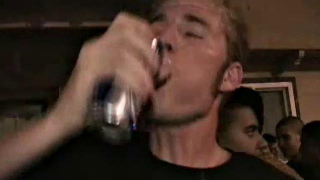 College teen partying and teasing