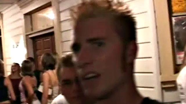 College teen partying and teasing