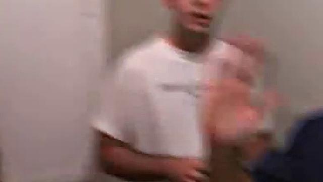 College teen partying and teasing