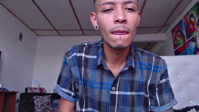 This super skinny Latin boy teases us a bit, before kicking back and stripping out of his clothes. All boned up and ready for action, the young man delivers a hot stroke show that ends with his cum spattered to his chest