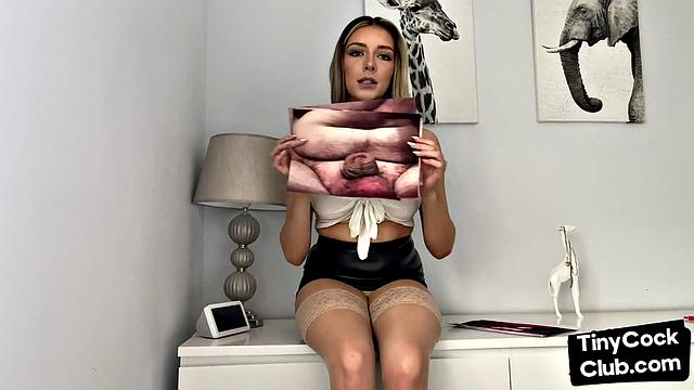 Femdom solo babe insults smallcocks in dirty talking vid