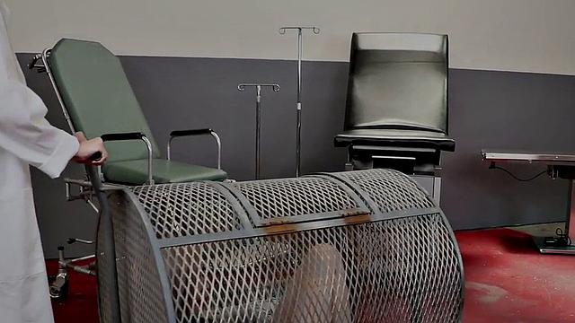 Gaping mouthgagged lesbo learns discipline from lezdom