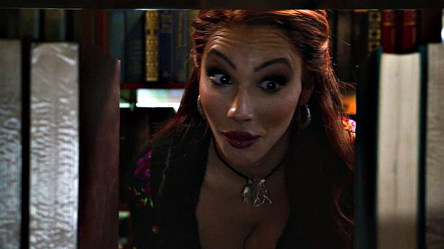 TRANSFIXED - Mischievous Besties Ariel Demure & Maya Woulfe Have Hard Sex In Public Library