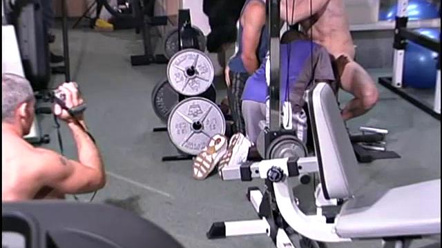 Beefy Hunks in the Gym