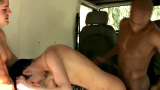 Threesome in the Van
