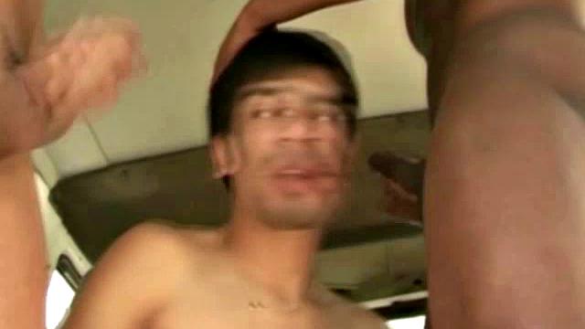 Threesome in the Van