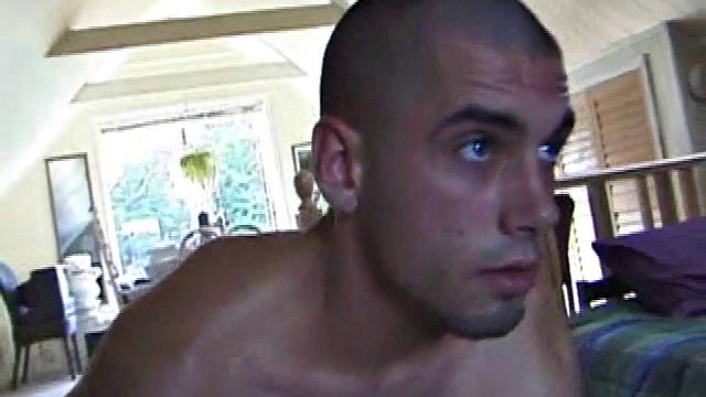 This sexy student is ready and willing to do anything, including showing off his stiff dick and stroking the cum out of it. Josh has his snowboard with him and plans to splatter it with his seed.