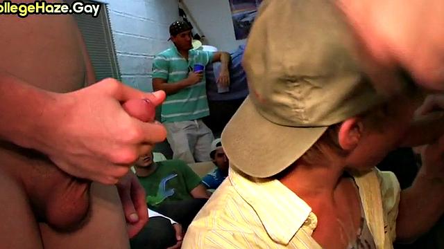 Straight amateur fucked in ass for entrance to fraternity club